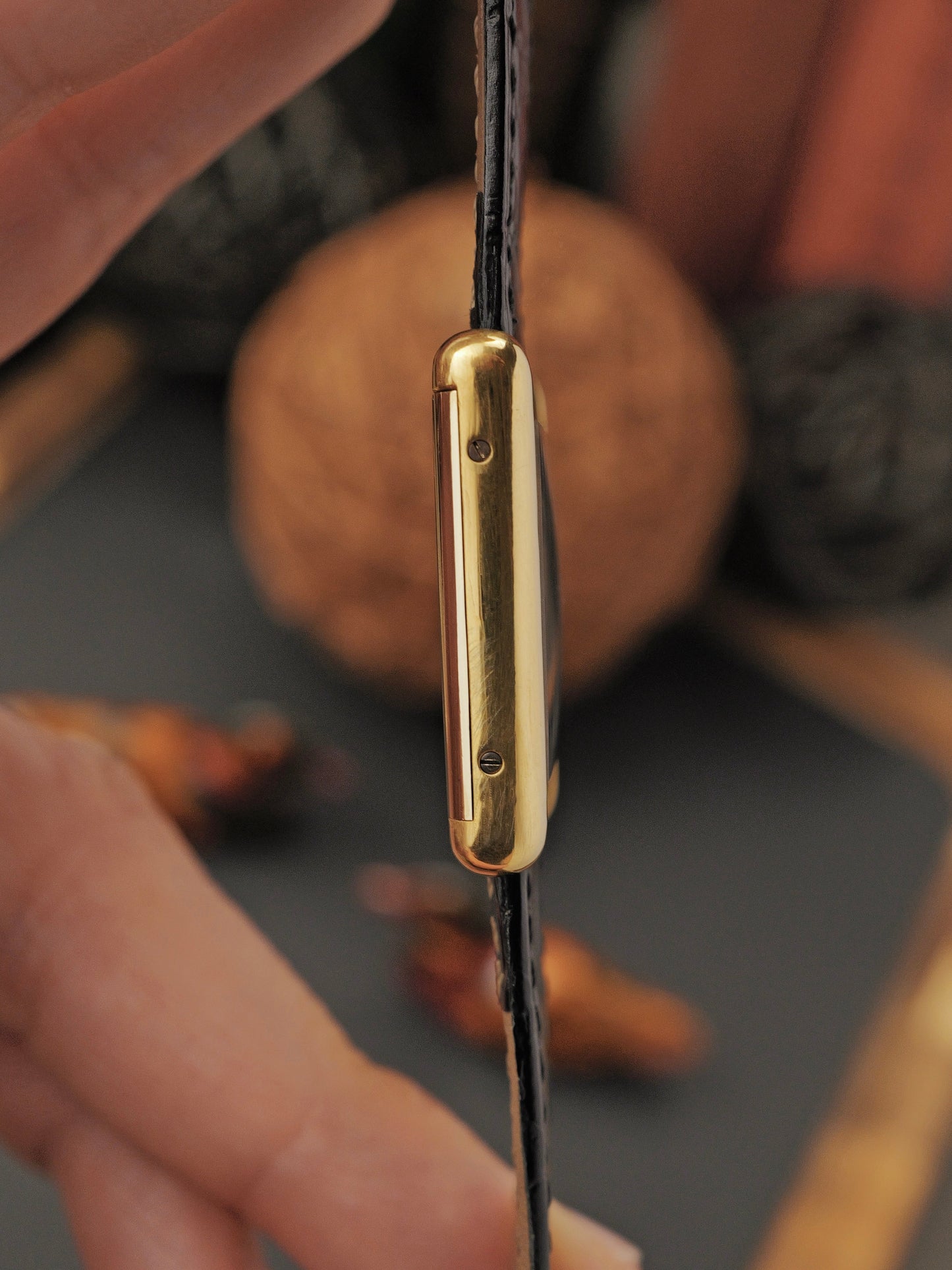 Cartier Tank Vermeil “Tuxedo” LM (circa 1980s)