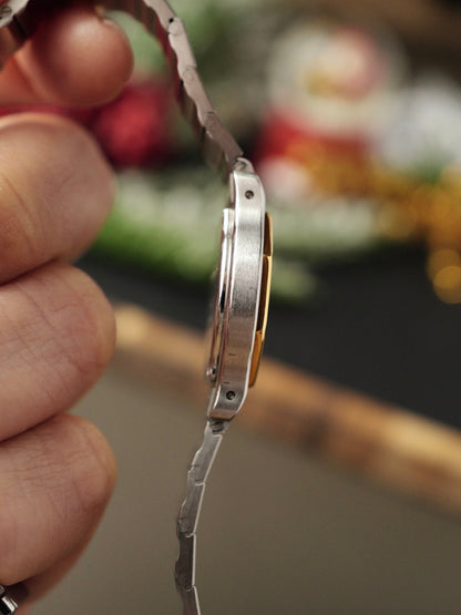 Cartier Santos Octagon Steel & 18K Gold SM Ref. 187903 (circa 1980s)