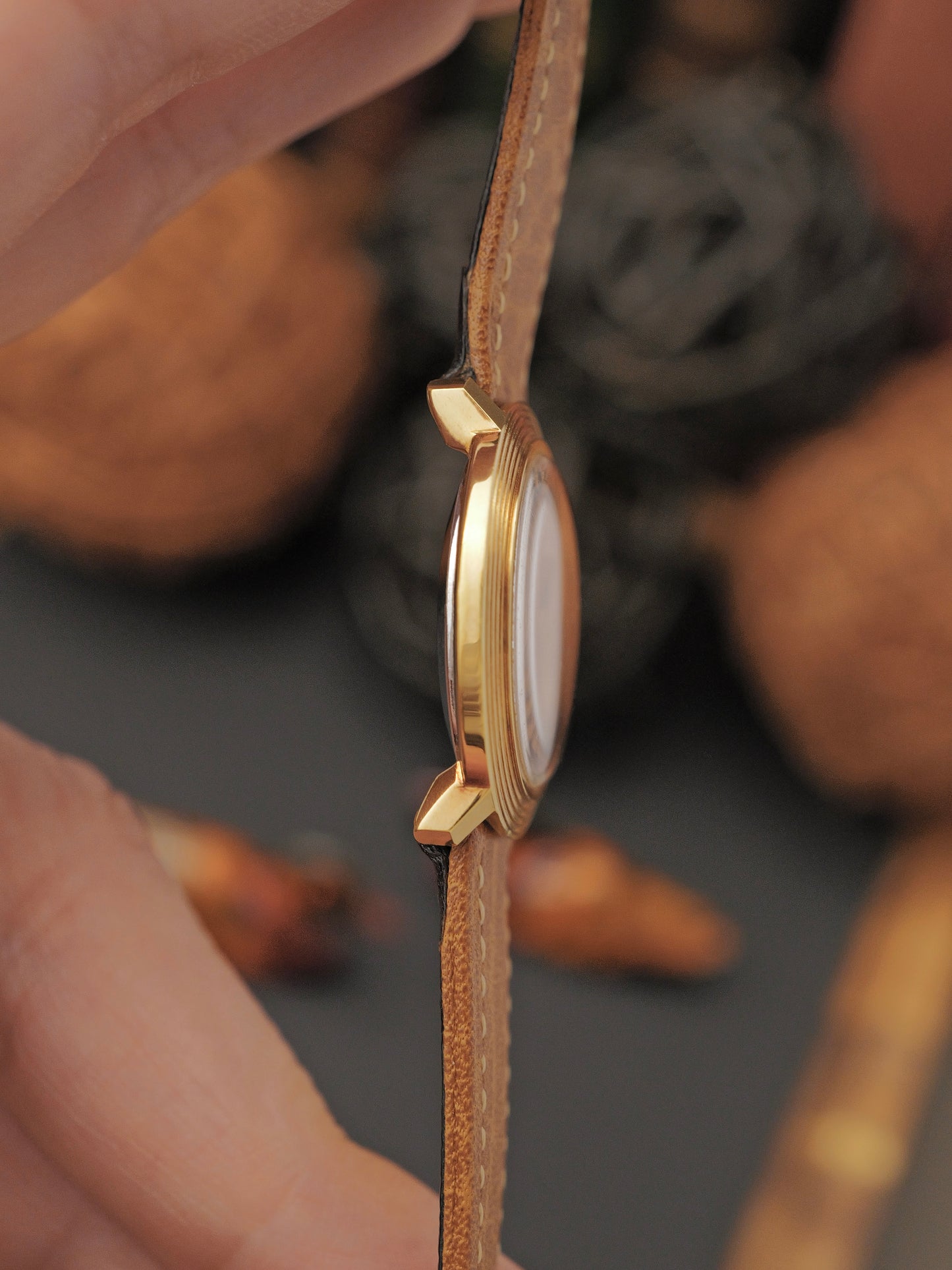 Omega De Ville Mini “Disco Volante” Gold Stepped Bezel Ref. 511.195 (circa 1968)