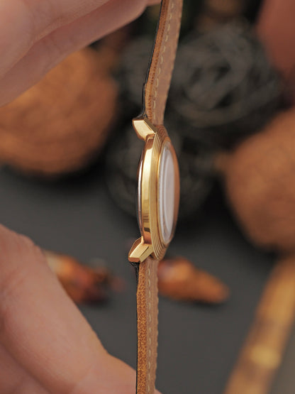 Omega De Ville Mini “Disco Volante” Gold Stepped Bezel Ref. 511.195 (circa 1968)