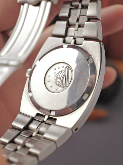 Omega Constellation Jumbo TV Cushion Integrated Bracelet Ref. 168.046/368.846 (circa 1969)