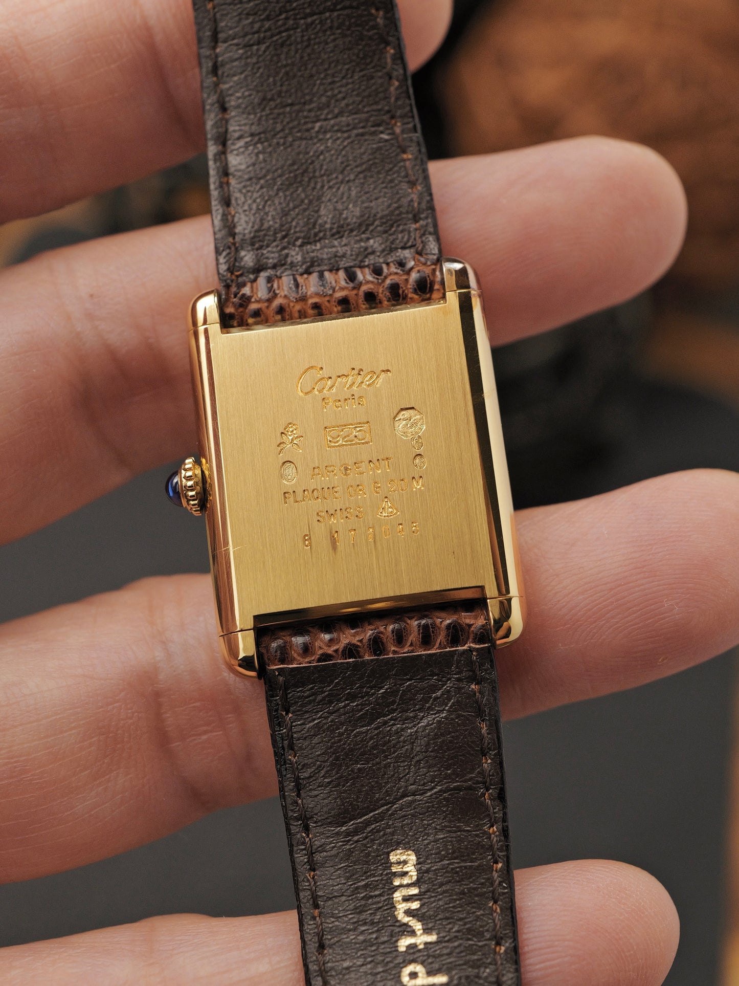 Cartier Must de Cartier Tank “Discor” Vermeil LM FULL SET (circa 1981)