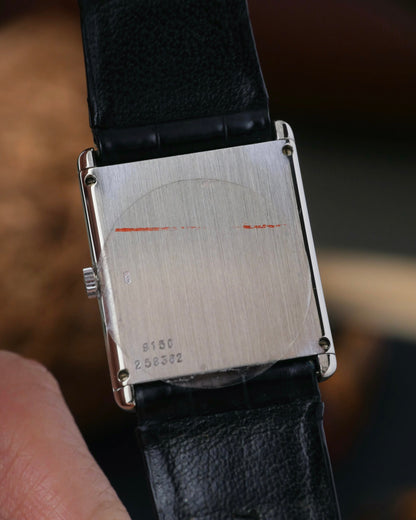 Piaget Protocole Onyx Diamond 18K White Gold Ultra-Thin Ref. 9150 (Circa 1980s)