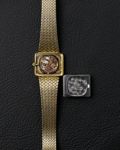 Omega De Ville Engraved “TV” Case Woven Bracelet Ref. 511.0504 (circa 1978)
