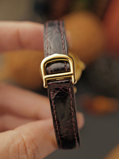 Cartier Colisée “Champagne Cardinal” Must de Cartier Vermeil Ref. 590002 (circa 1980s)
