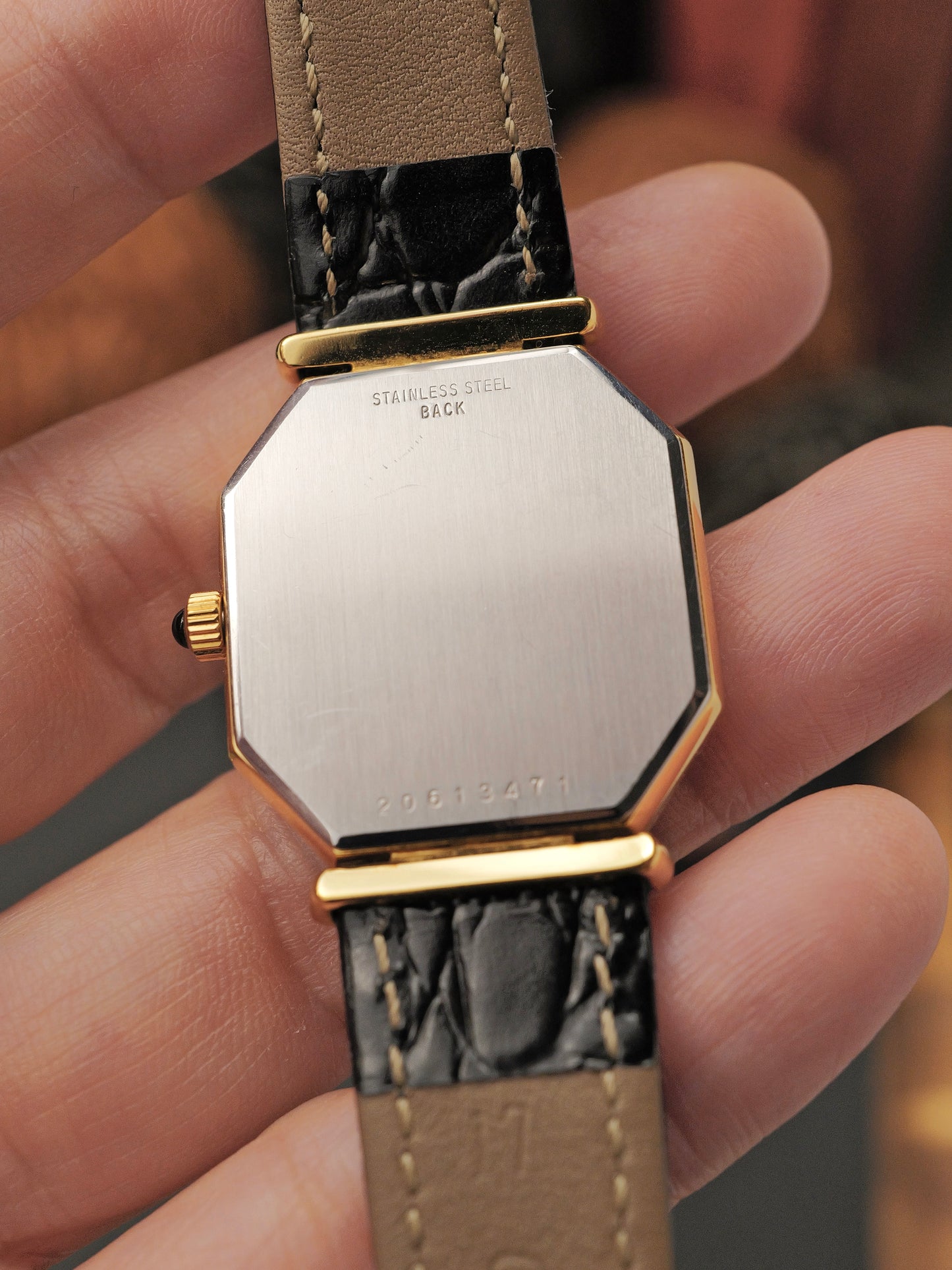 Longines Octagon Large “Black Breguet” Ref. 3209 (circa 1980s)