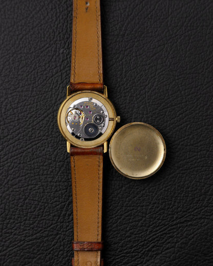 Milus Rhodonite Stone Dial Gold Filled J10.254-09