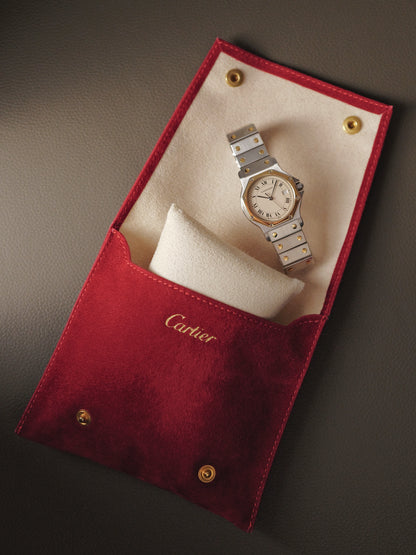 Cartier Santos Octagon Steel & 18K Gold LM Ref. 187902 (circa 1990s)