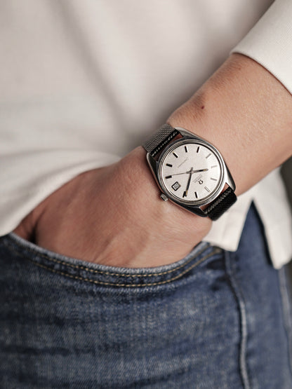 Omega Seamaster Silver Frosty Dial Automatic Date Ref. 166.067 (circa 1970)