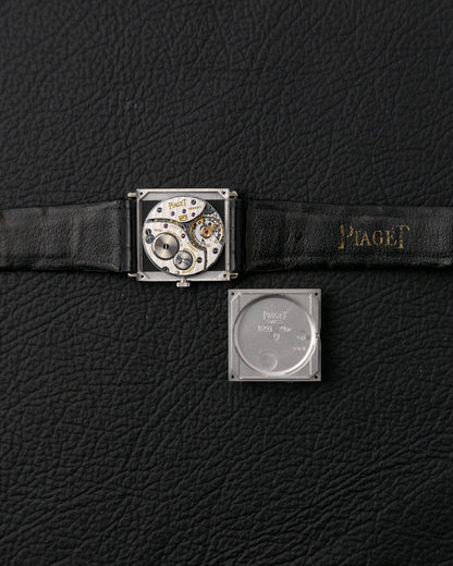 Piaget Protocole Onyx Diamond 18K White Gold Ultra-Thin Ref. 9150 (Circa 1980s)