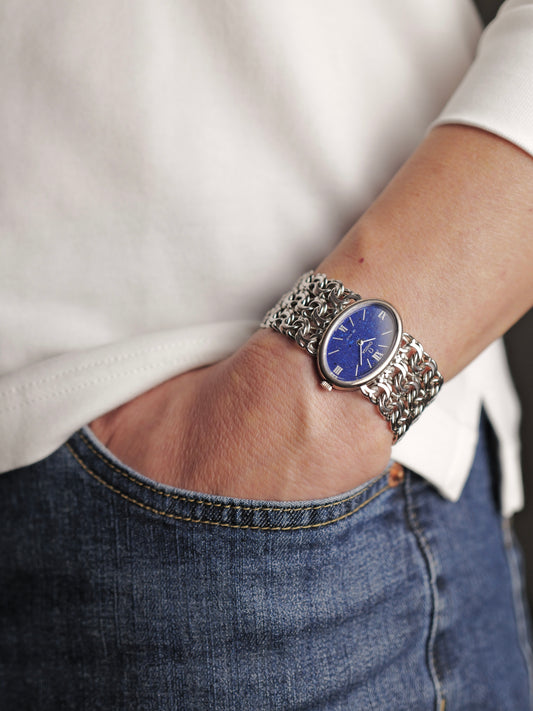 Omega De Ville Jeux D’Argent “Grima” Sterling Silver Watch & Bracelet Ref. RS711.1903 (circa 1972)