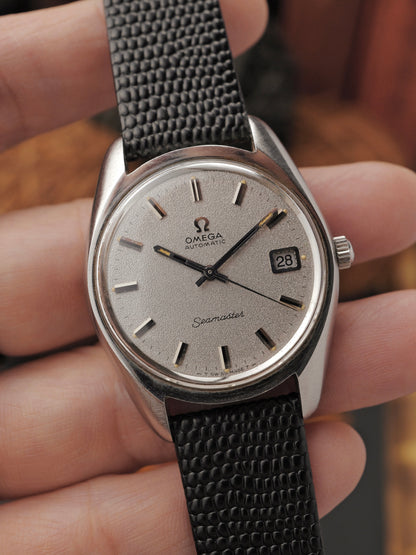 Omega Seamaster Silver Frosty Dial Automatic Date Ref. 166.067 (circa 1970)