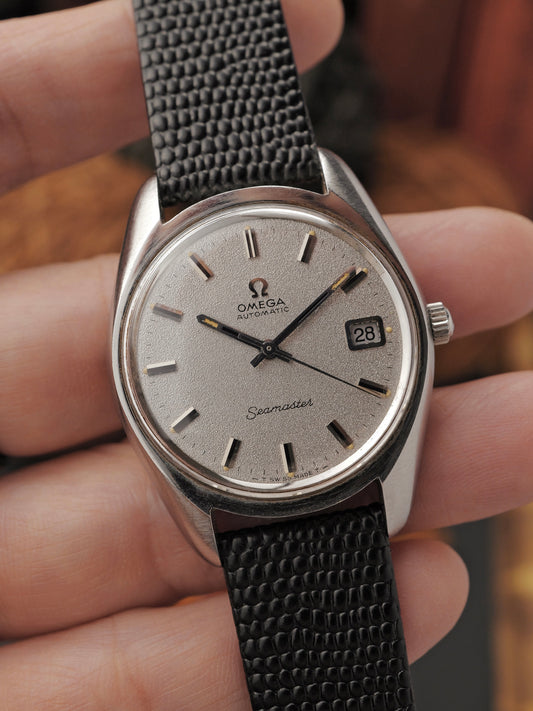 Omega Seamaster Silver Frosty Dial Automatic Date Ref. 166.067 (circa 1970)