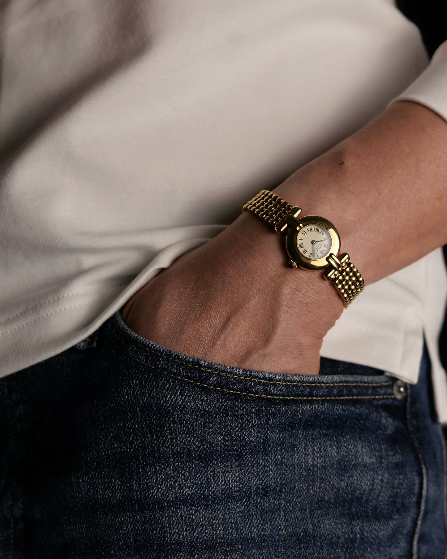 Cartier Colisée Must de Cartier Vermeil Ref. 590002 (circa 1980s)