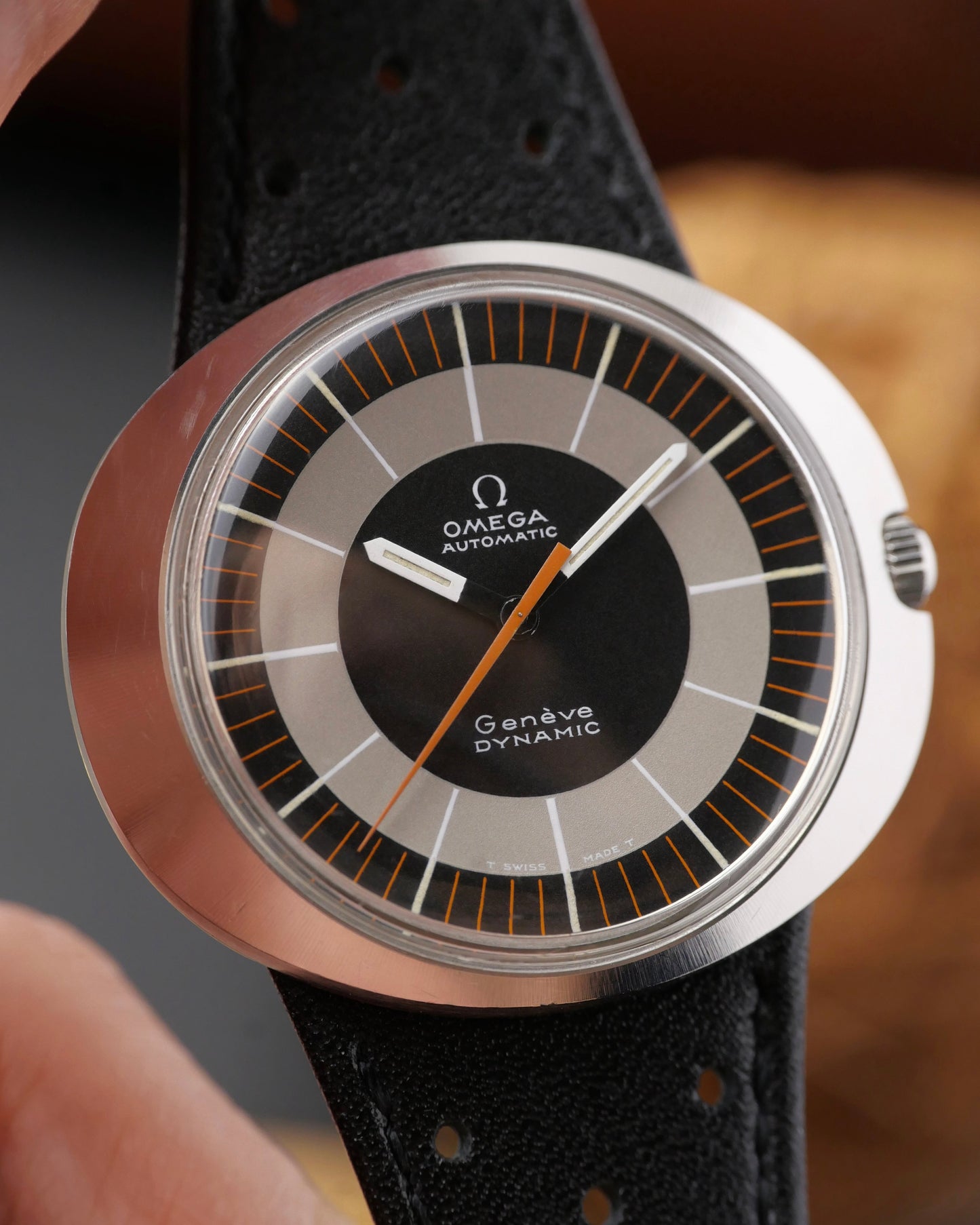 Omega Geneve Dynamic “Taupe Bullseye" Ref. 165.039 (circa late 1960s)