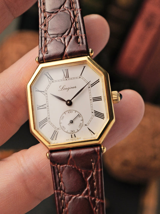 Longines “Octagon” White Roman Ref. 3209 (circa 1980s)