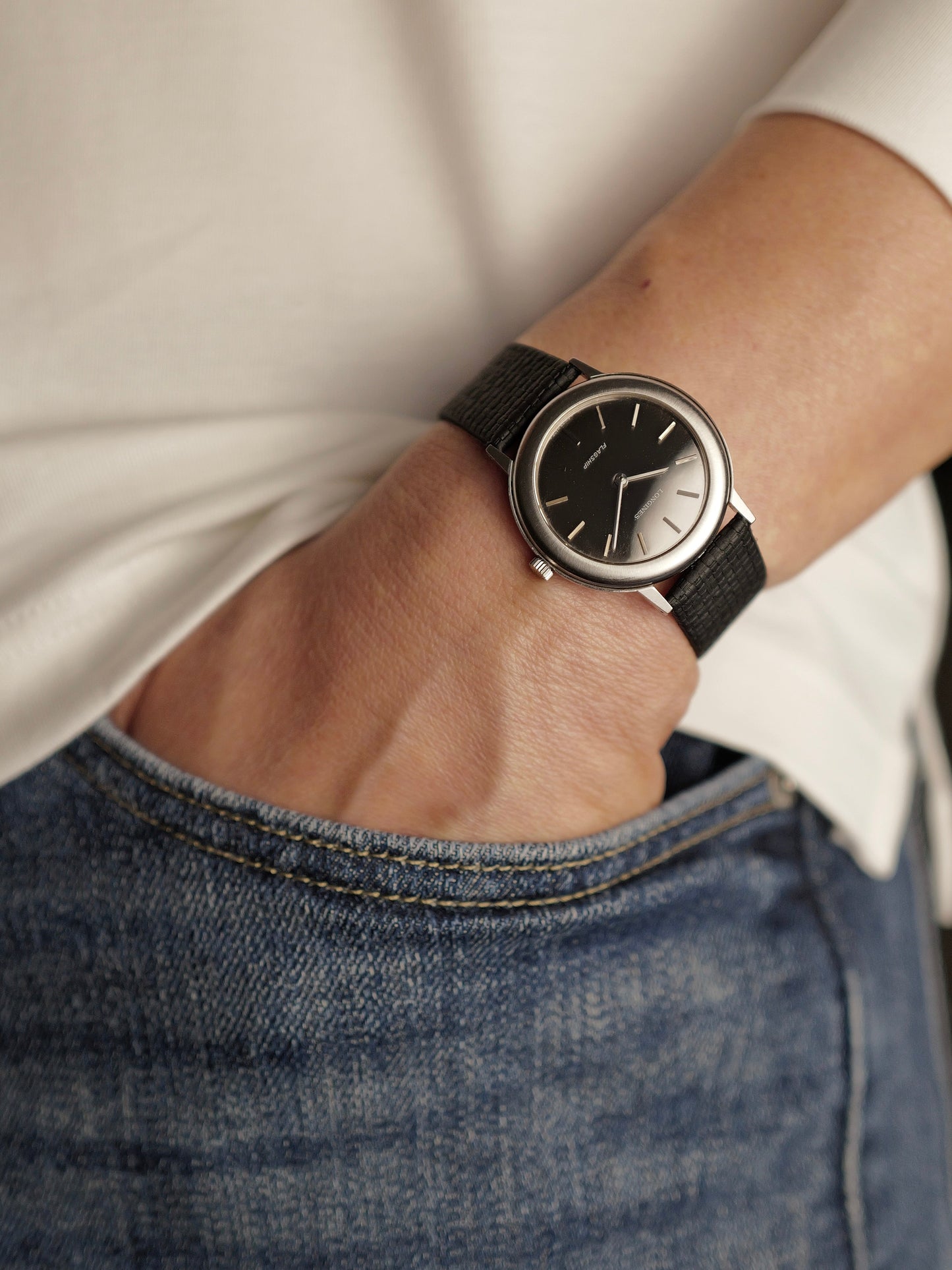 Longines Flagship Ultrathin “Mirror Dial” Ref. 4039 (circa 1970s)