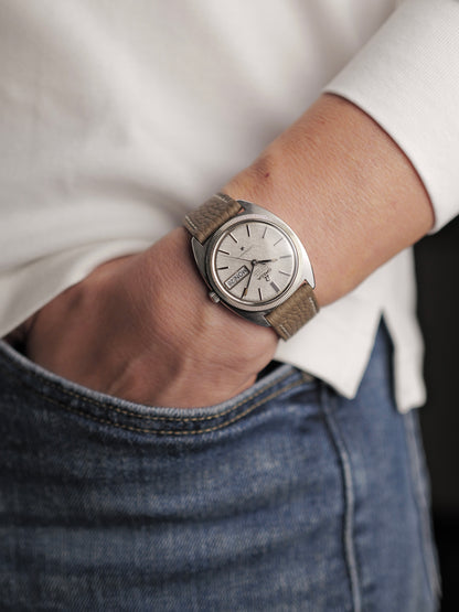 Omega Constellation C Steel Day-Date “Silver Linen” Ref. 168.029 (circa 1969)
