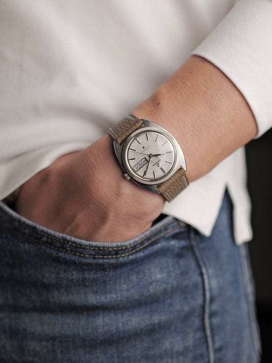 Omega Constellation C Steel Day-Date “Silver Linen” Ref. 168.029 (circa 1969)