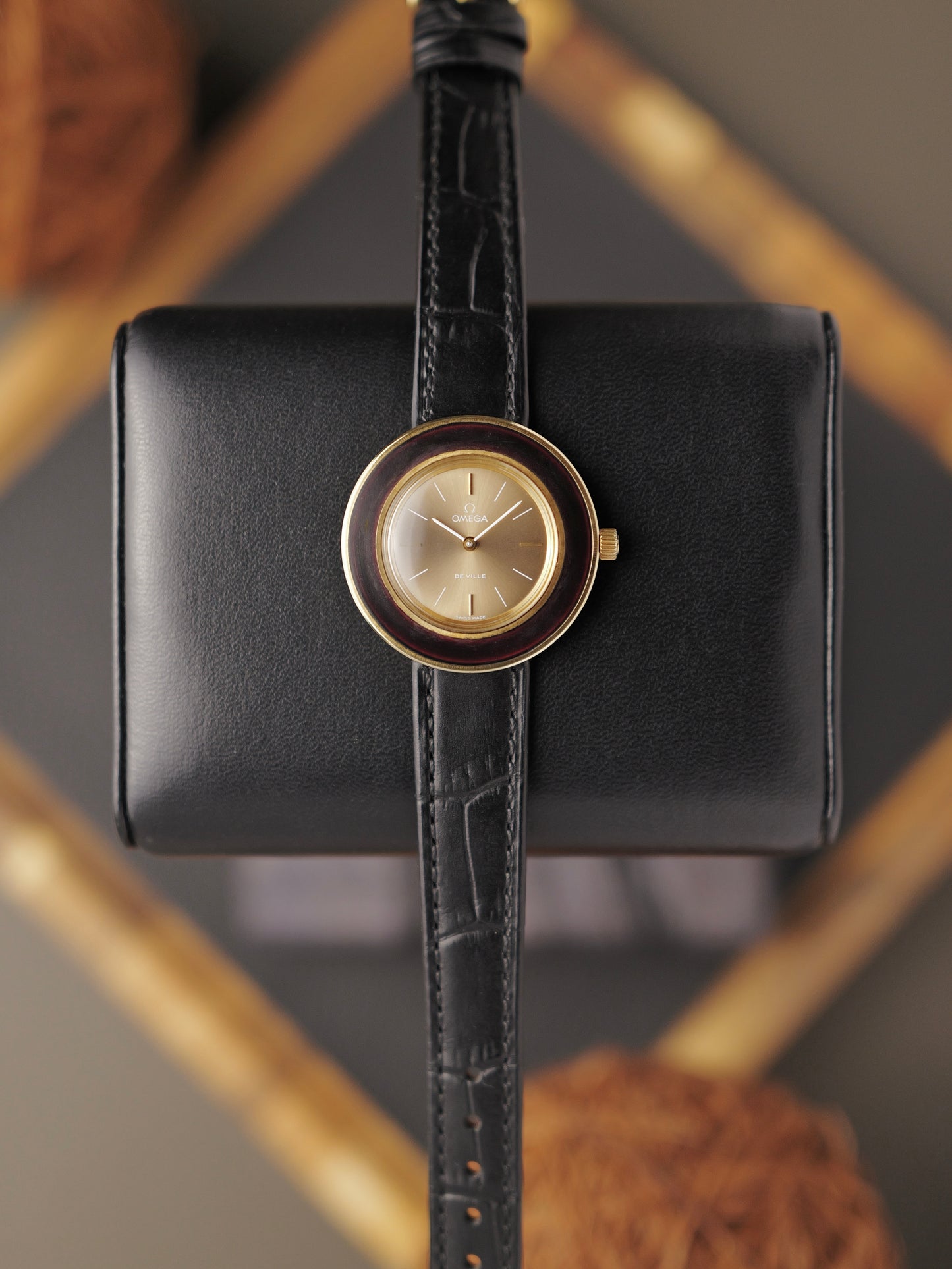 Omega De Ville “Disco Volante” Gold w/ Bakelite Bezel Ref. 515.0014 (circa early 1970s)