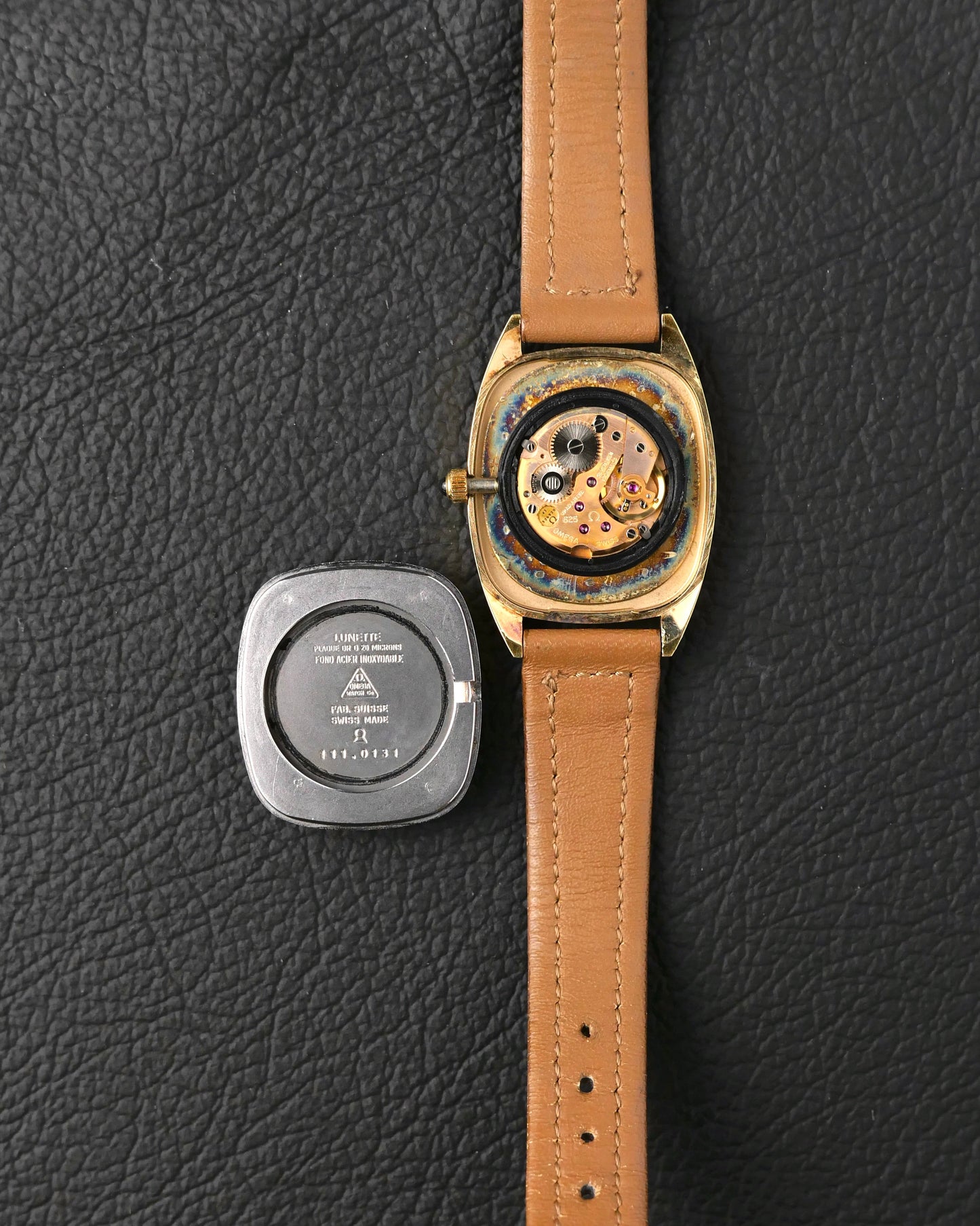 Omega De Ville “Tonneau Ellipse” Champagne Dial w/ Box & Papers Ref. 111.0131 (circa 1978)