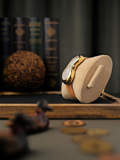 Exaequo Softwatch “Dali” 2nd Series White Gilt (circa 1990s)