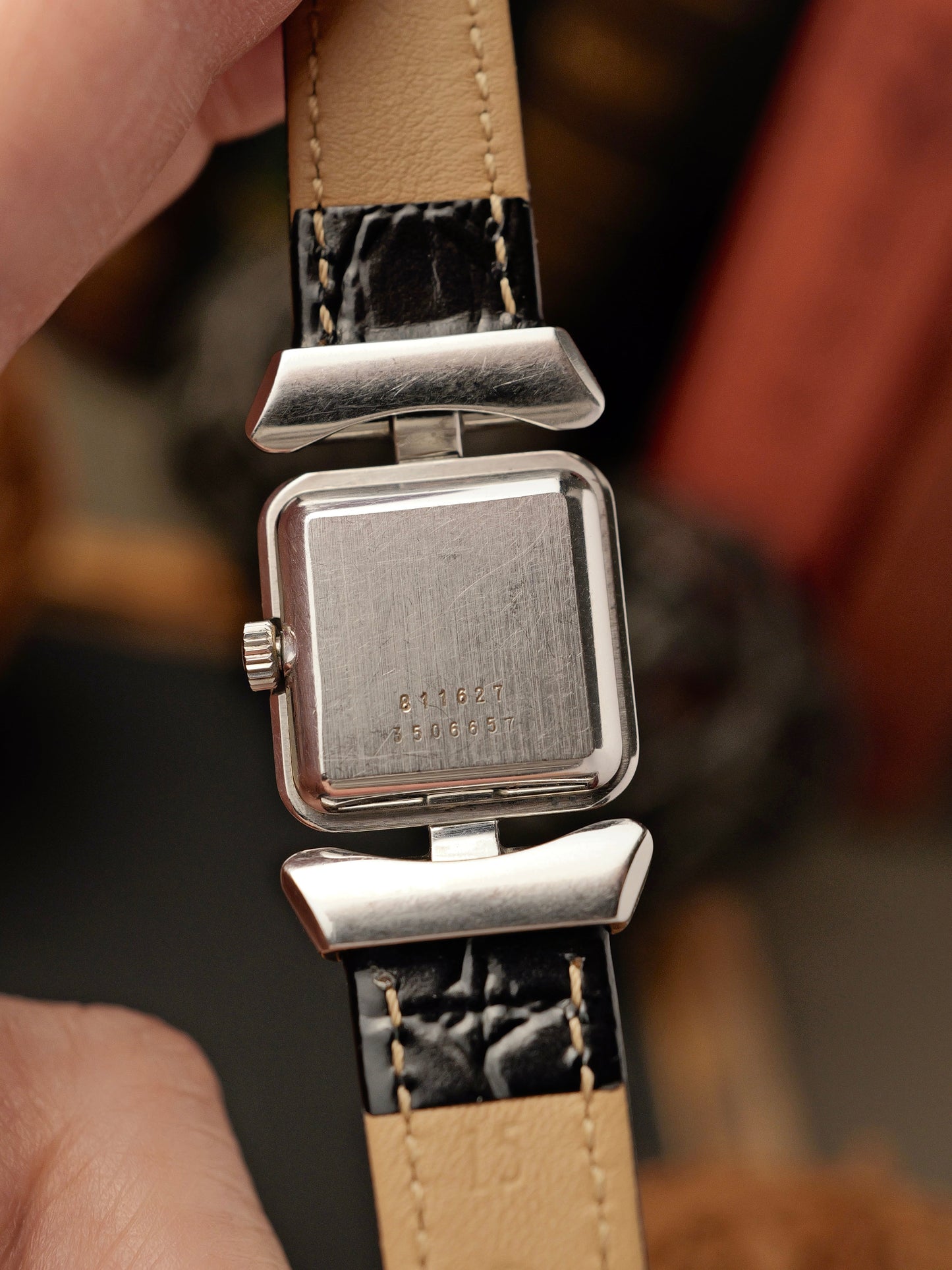 Universal Genève “Silver Square” Convertible Lugs Ref. 811627 (Circa 1960s)