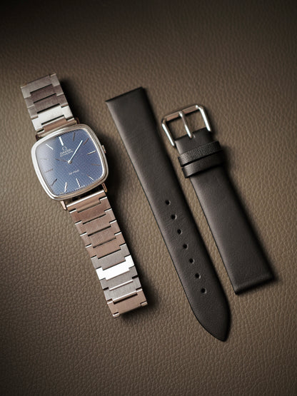 Omega De Ville “Squircle” Blue Clous de Paris Dial Ref. 151.0045 (circa 1972)
