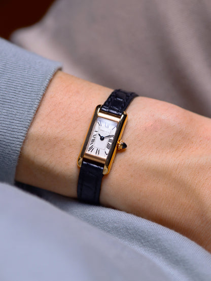 Cartier Tank Allongée Small Ref. 828004 18k Yellow Gold (Circa 1990s)