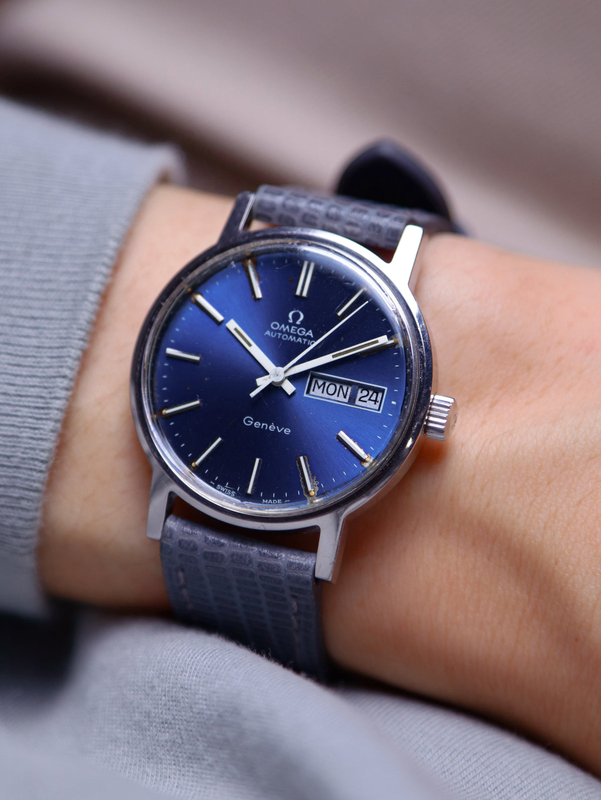 Omega De Ville Day-Date Ref. 166.0162 ‘Steel Blue’ (Circa 1973)
