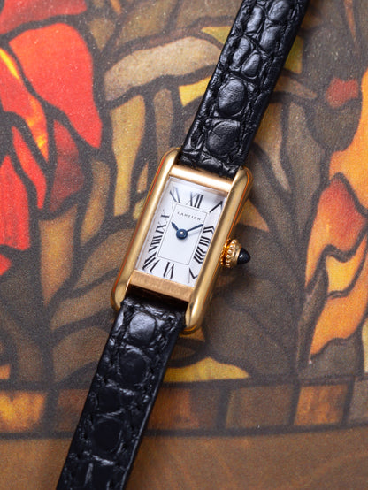 Cartier Tank Allongée Small Ref. 828004 18k Yellow Gold (Circa 1990s)