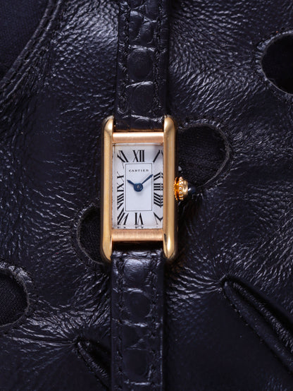 Cartier Tank Allongée Small Ref. 828004 18k Yellow Gold (Circa 1990s)