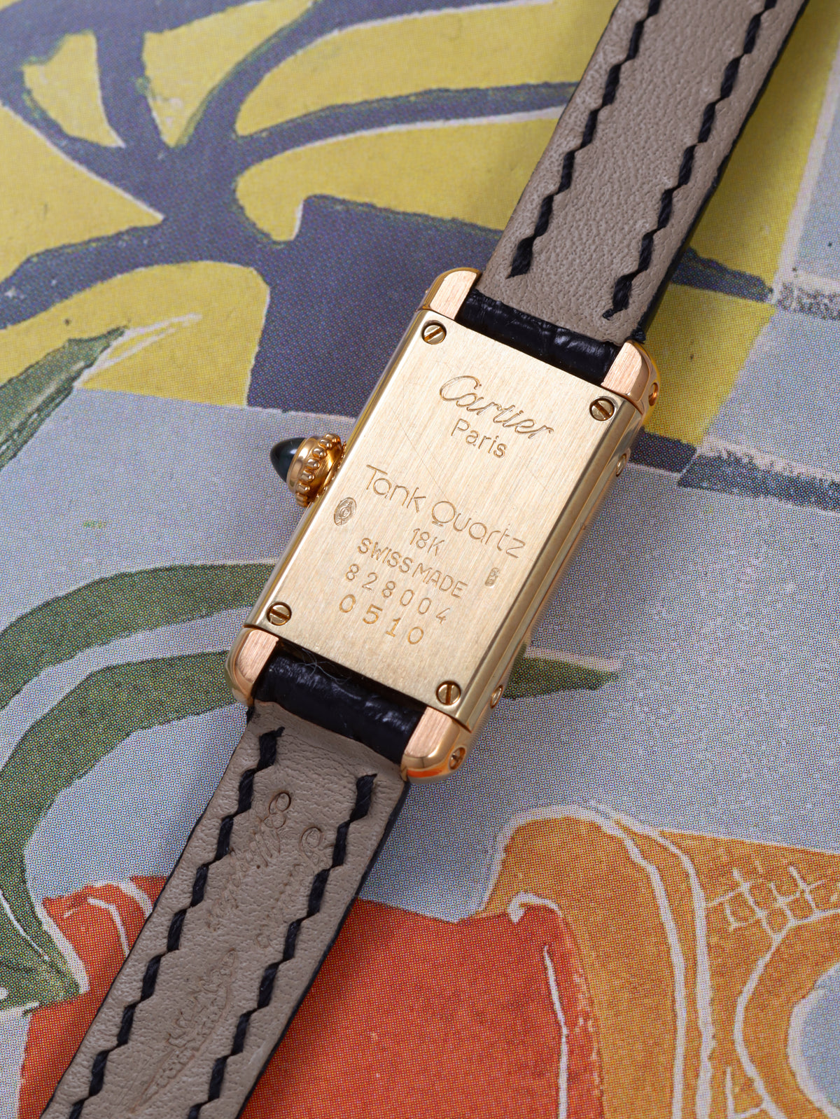 Cartier Tank Allongée Small Ref. 828004 18k Yellow Gold (Circa 1990s)