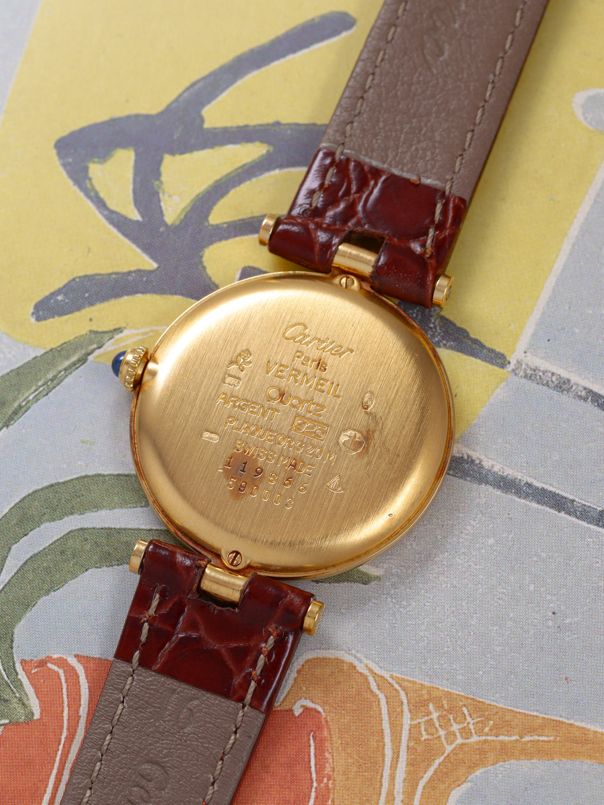 Cartier Vendôme Vermeil Ref. 590003 ‘Lemon Roman’ (Circa 1990s)