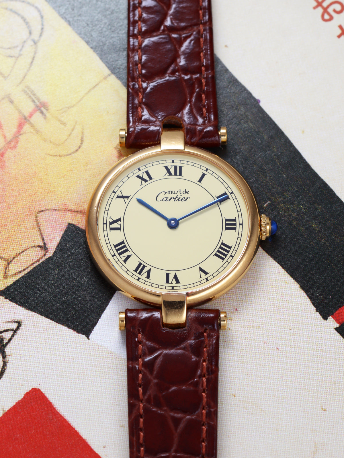 Cartier Vendôme Vermeil Ref. 590003 ‘Lemon Roman’ (Circa 1990s)