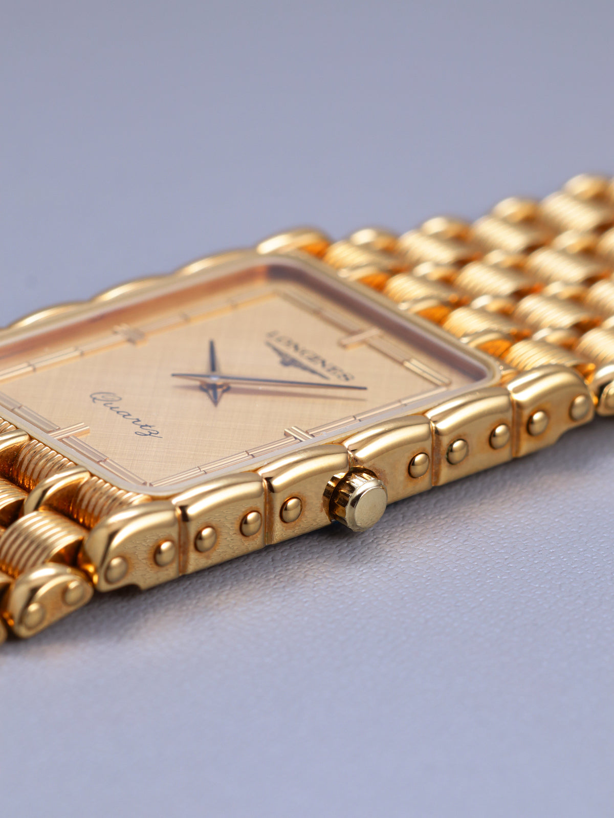 Longines Art Deco Tank Ref. MZ5712 'Champagne Dial' (Circa 1980s)
