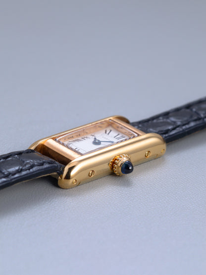 Cartier Tank Allongée Small Ref. 828004 18k Yellow Gold (Circa 1990s)