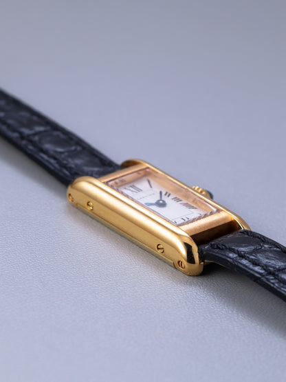 Cartier Tank Allongée Small Ref. 828004 18k Yellow Gold (Circa 1990s)