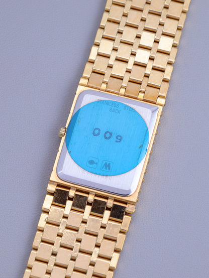 Longines Art Deco Tank Ref. MZ5712 'Champagne Dial' (Circa 1980s)