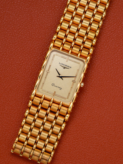 Longines Art Deco Tank Ref. MZ5712 'Champagne Dial' (Circa 1980s)