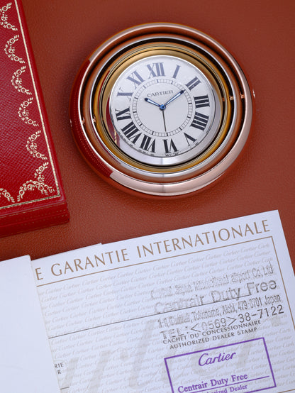 Cartier Trinity De Cartier Desk Clock Ref. 2859 (Circa Mid-2000s)