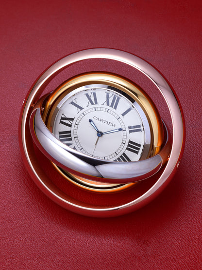 Cartier Trinity De Cartier Desk Clock Ref. 2859 (Circa Mid-2000s)