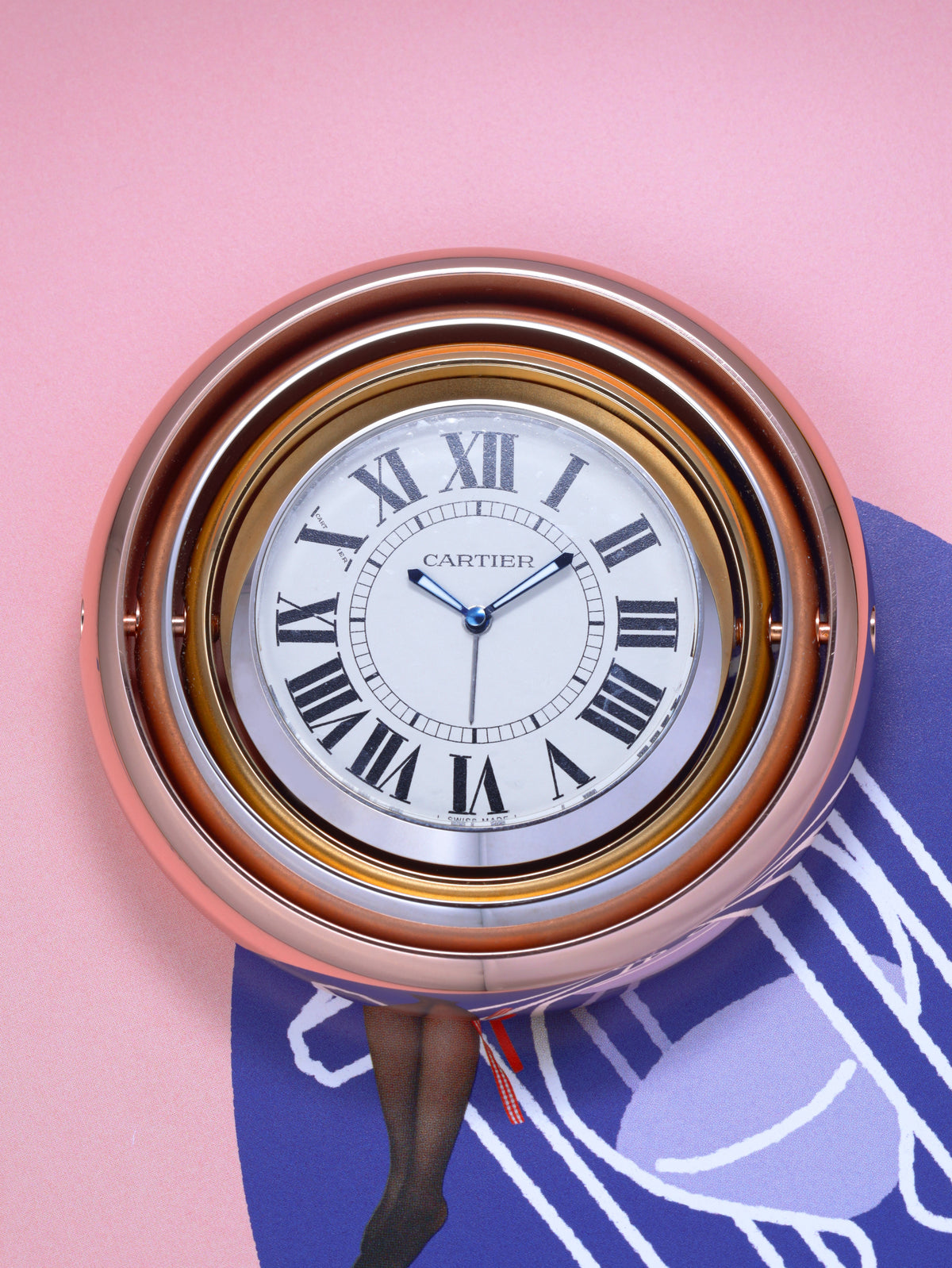 Cartier Trinity De Cartier Desk Clock Ref. 2859 (Circa Mid-2000s)