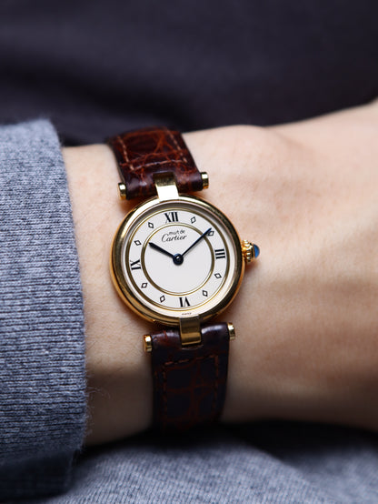 Cartier Vendôme Vermeil SM Ref. 590004 (Circa 1989)