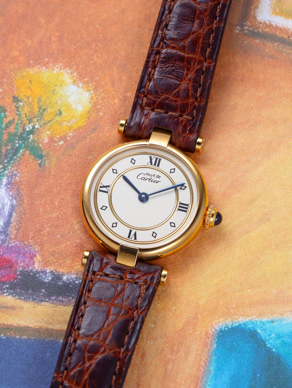 Cartier Vendôme Vermeil SM Ref. 590004 (Circa 1989)