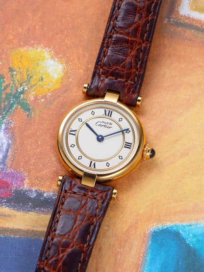 Cartier Vendôme Vermeil SM Ref. 590004 (Circa 1989)