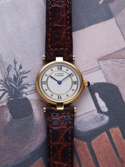 Cartier Vendôme Vermeil SM Ref. 590004 (Circa 1989)