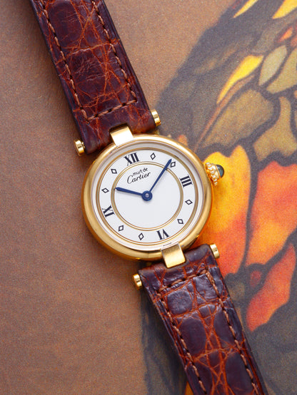 Cartier Vendôme Vermeil SM Ref. 590004 (Circa 1989)