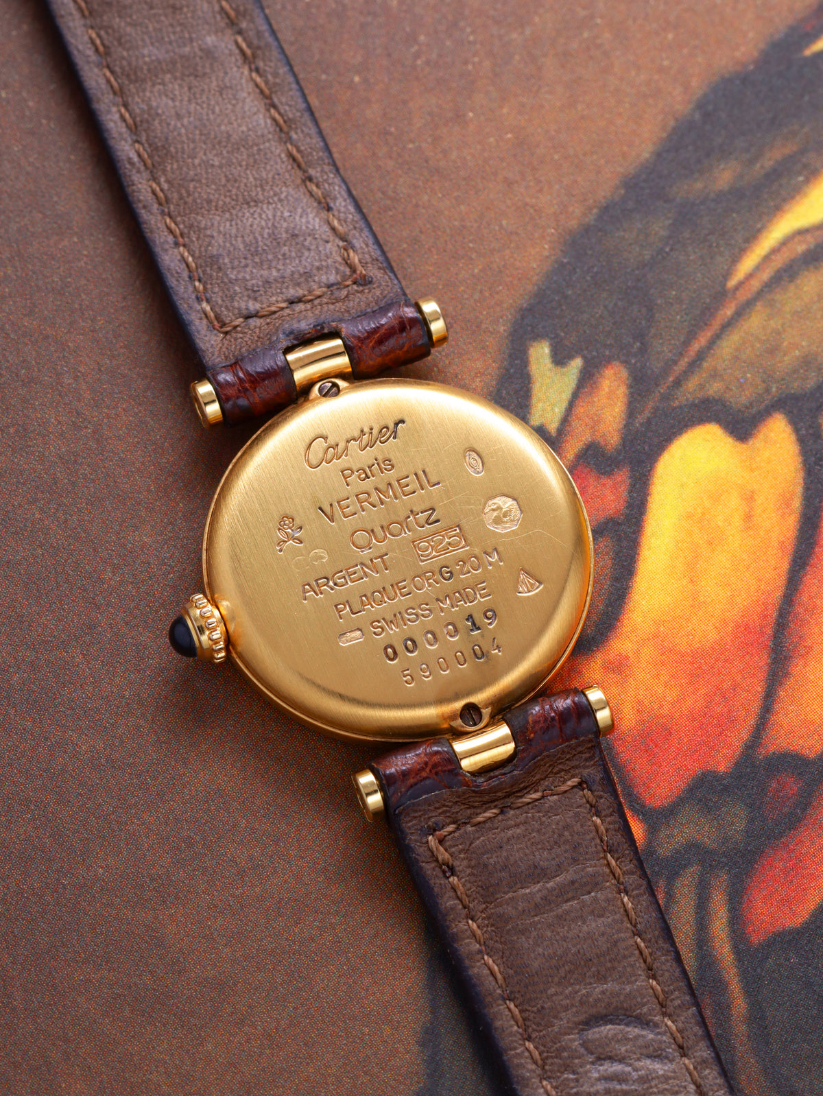 Cartier Vendôme Vermeil SM Ref. 590004 (Circa 1989)