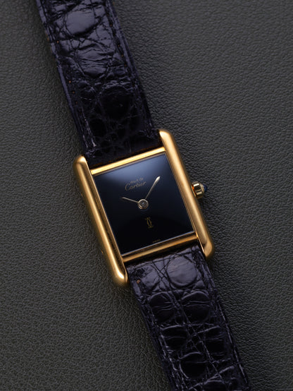 Cartier Must De Cartier Tank Vermeil SM Ref. 366001 (Circa 1990s)